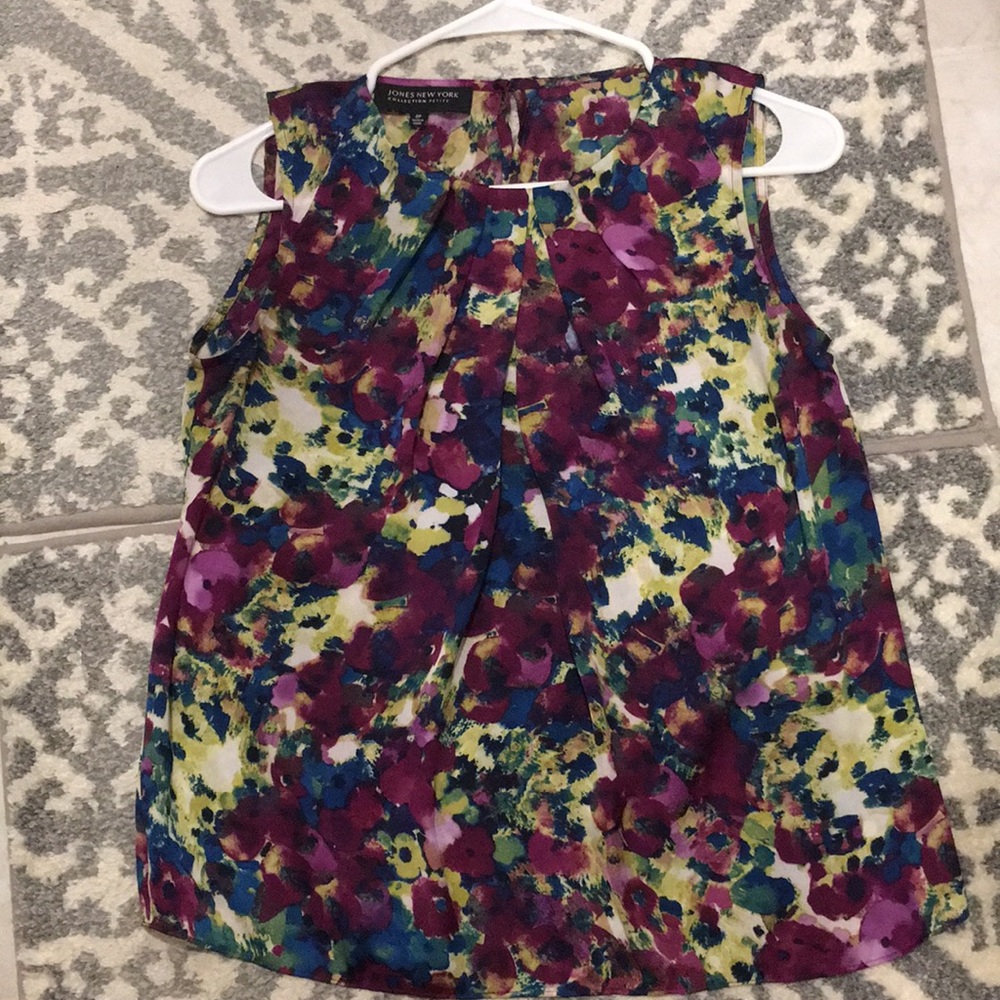 2/$10 Jones New York Collection Petite Blouse